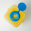 Biopak Yellow Sharp Bin Cube | Biohazard Medical Sharps Container Medical Waste Disposal Bin