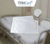 TENACARE Hospital Grade Bedsheet With Pillowcase / Cadar dan Sarung Bantal (White, Blue & Beige)
