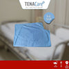 TENACARE Hospital Grade Bedsheet With Pillowcase / Cadar dan Sarung Bantal (White, Blue & Beige)