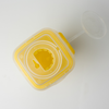Biopak Yellow Sharp Bin Cube | Biohazard Medical Sharps Container Medical Waste Disposal Bin
