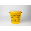 Tenacare Round Yellow Sharps Bin | Biohazard Medical Waste Container