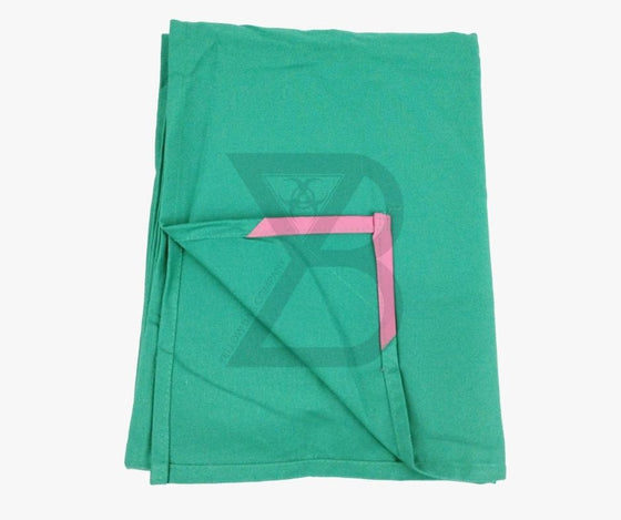 Hospital Green Abdominal Sheet with Pink Mark