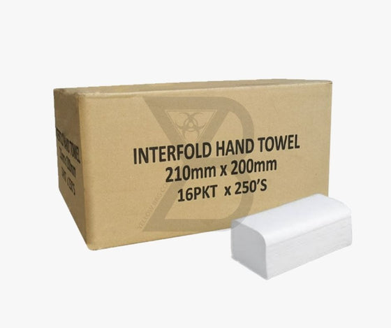 1ply Interfold Tissue (100% virgin pulp)