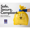 Tenacare Biohazard Yellow Bag 10 pcs/pack | Medical Clinical Waste Disposal Bag