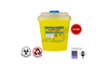 Biopak Yellow Sharp Bin Cube | Biohazard Medical Sharps Container Medical Waste Disposal Bin For Laboratories, Hospitals, & Clinics