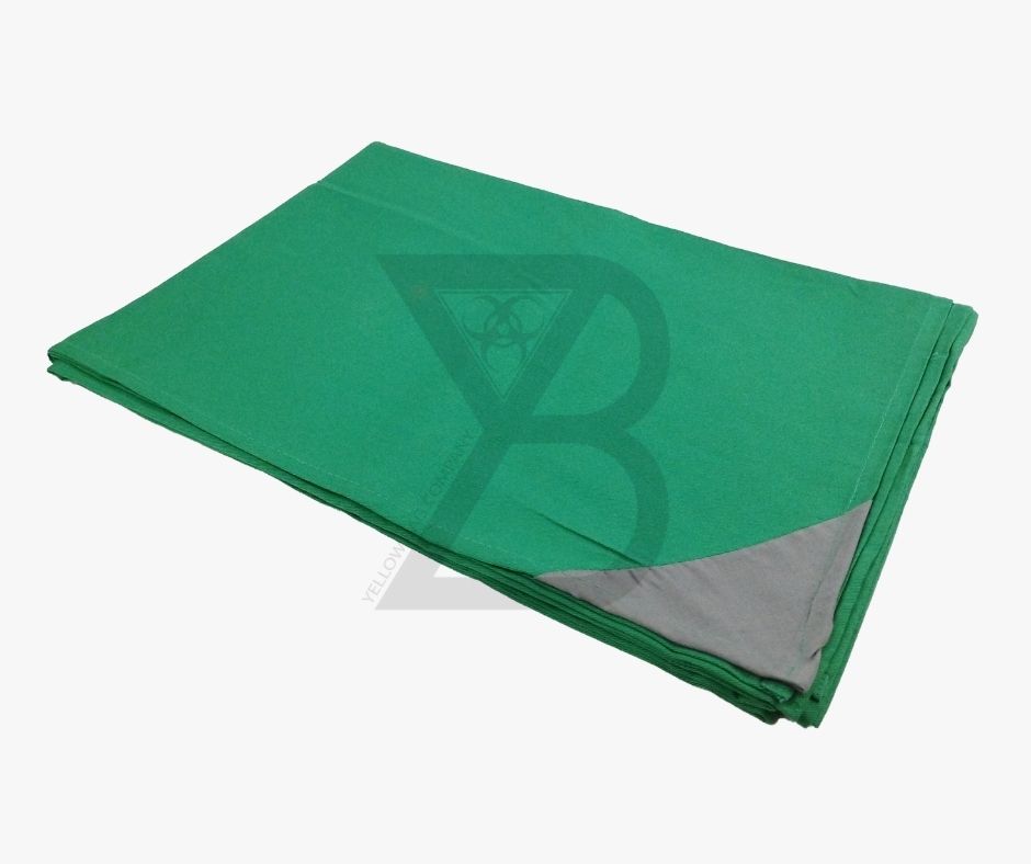 Hospital Green Single Wrapper with Grey Mark – Yellowbagcom
