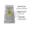biohazard bag document pouch