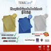 TENACARE Hospital Grade Bedsheet With Pillowcase / Cadar dan Sarung Bantal (White, Blue & Beige)