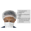 elastic hair net for clinic